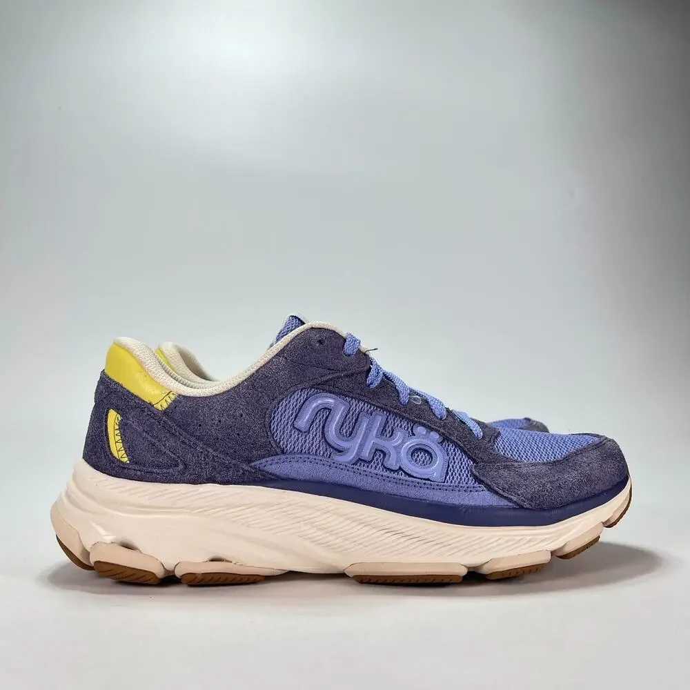 Rykä Devotion X Max Purple Yellow Classic Walking Sneakers Shoes Womens Size 10M